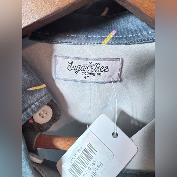 Sugar Bee Pencil Polo Boys 4T NWT - Picture 2 of 7